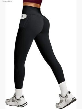 Scrunch Butt Lifting Leggings with Pockets Tummy Control Compression Yoga Pants